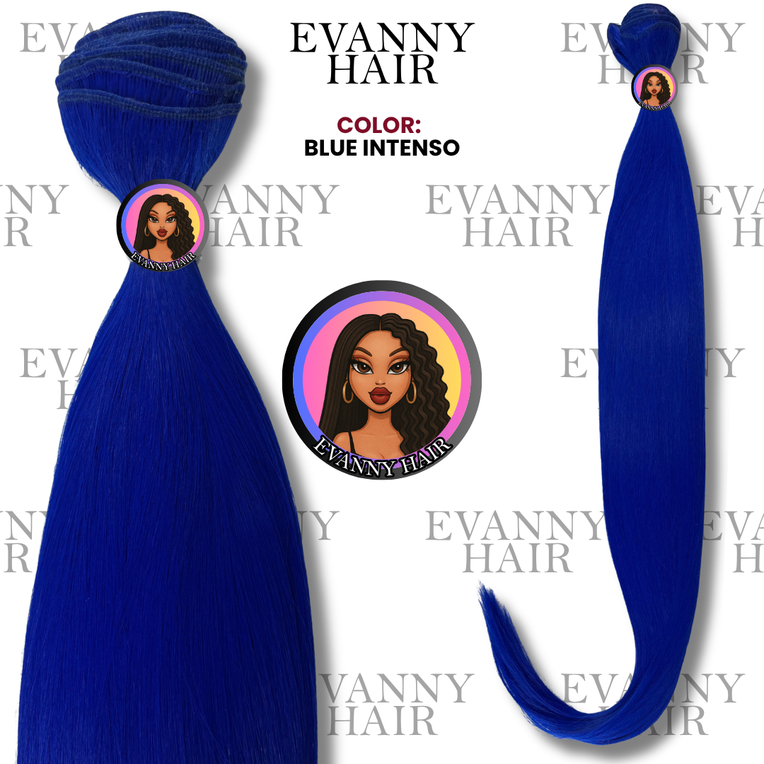 Extensiones de cabello CLON HUMANO 200g 28" Blue Intenso