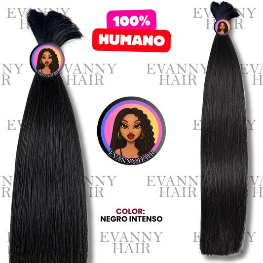 100% HUMAN Hair 100g 24" Jet Black