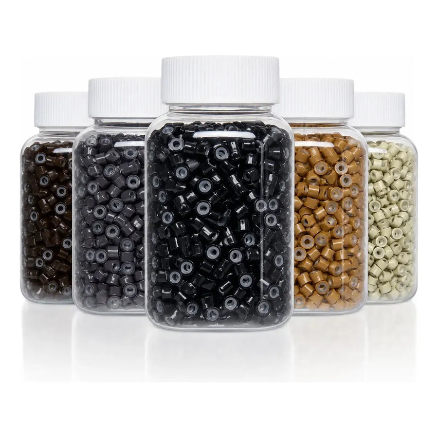 Bote Jumbo Grapas Microchip para Extensiones 1000 Piezas